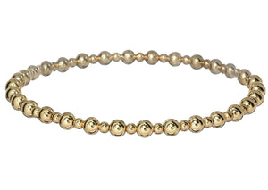 "ALEXANDRA" 14k gold-filled beaded bracelet