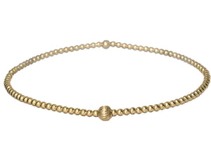 "ALLY" 14k gold-filled beaded bracelet