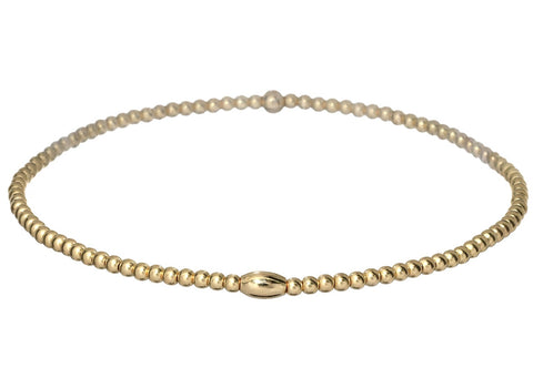 "KELLI" 14k gold-filled beaded bracelet