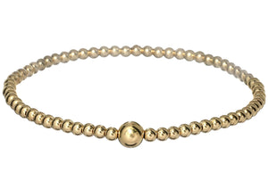"OLIVIA" 14k gold-filled beaded bracelet
