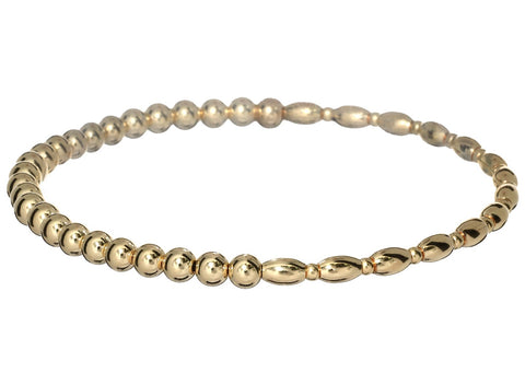 "SHERI" 14k gold-filled beaded bracelet