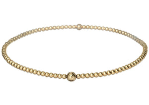"VANESSA" 14k gold-filled beaded bracelet