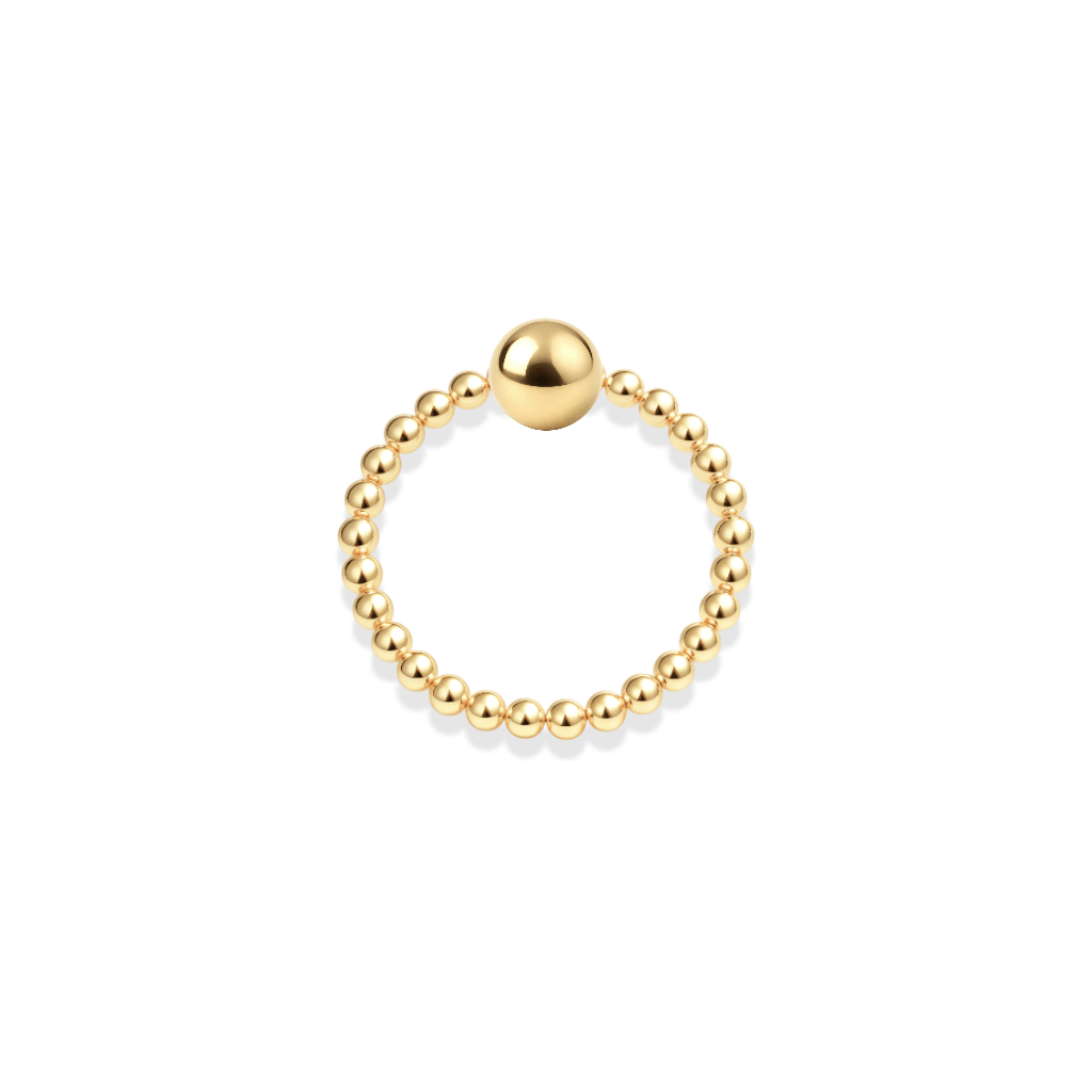 Signature Olivia Beaded Stretchy Ring