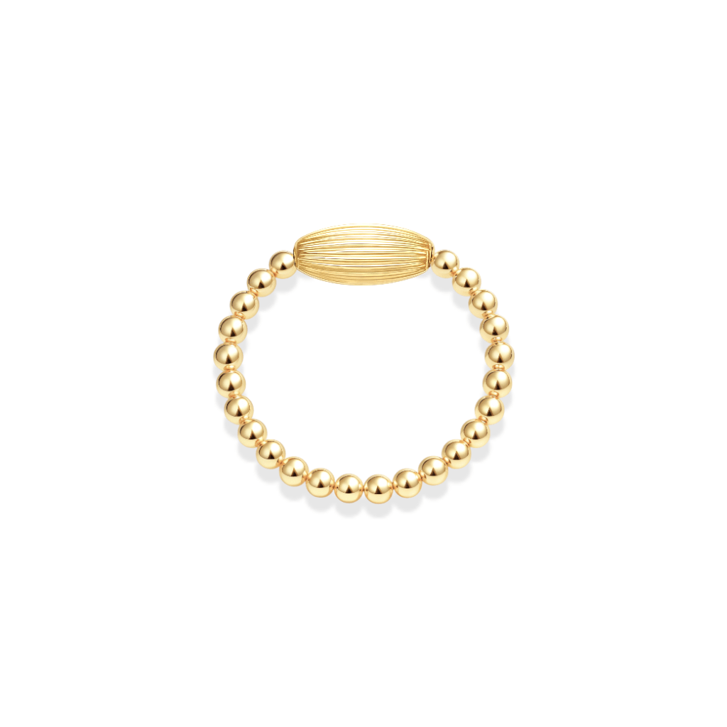 Signature Ruti Beaded Stretchy Ring