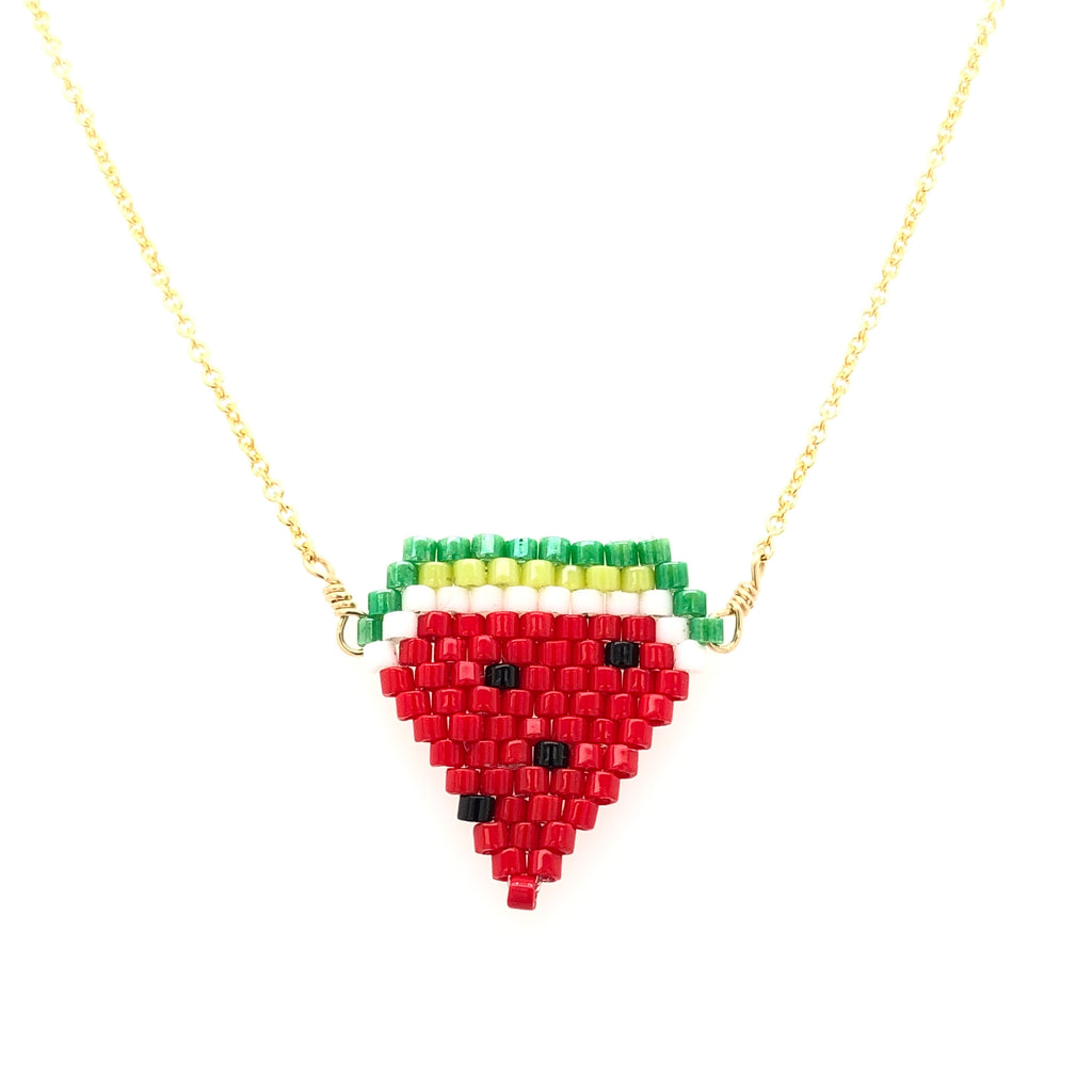 Seed Bead Hello Kitty Necklace – Bara Boheme