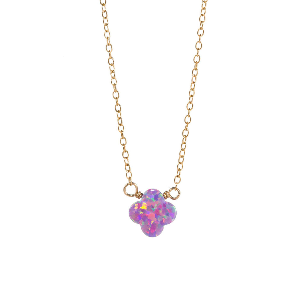 CLOVER NECKLACE - MEDIUM PENDANT – Bara Boheme