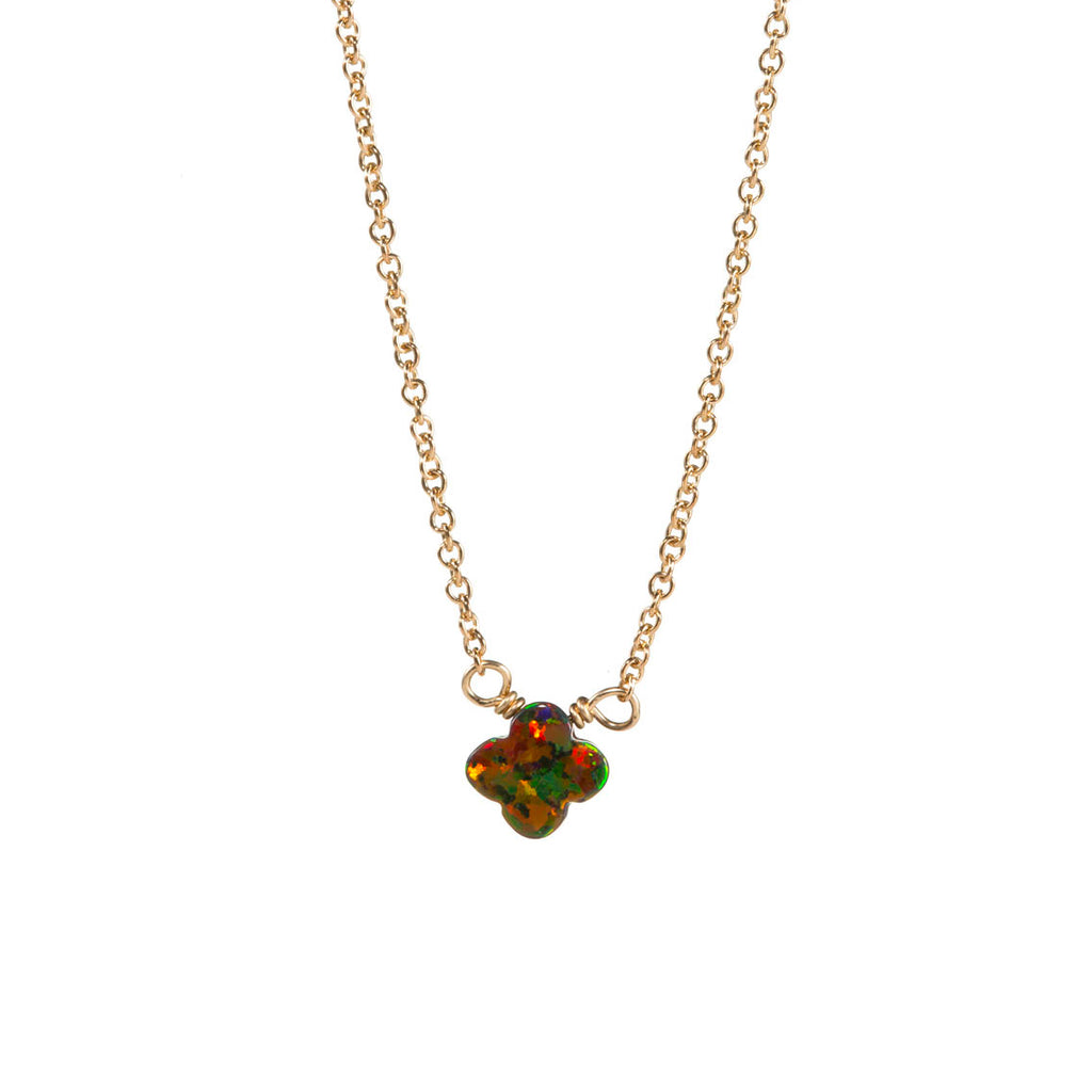 CLOVER NECKLACE - MEDIUM PENDANT – Bara Boheme