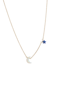 MOON+STAR OPAL NECKLACE