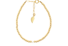 "CAROLINA" 14k gold-filled & pearl beaded bracelet