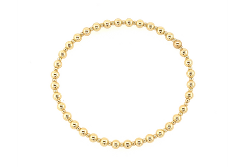 "NICOLE" 14k gold-filled beaded bracelet