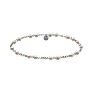 KIMBERLY | Stretchy Anti-tarnish 14K Gold Filled and Pearls Stackable Bracelet