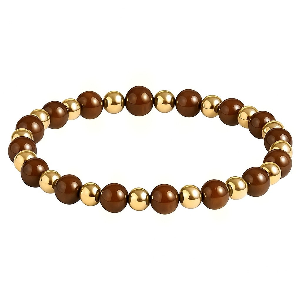 Ocean Driftwood | Beaded Men's Bracelet