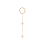 2MM + Solitaire | Gold Filled Hand Chain - Bara Boheme