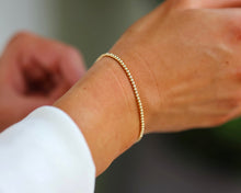 2MM Classic | Stretchy Anti-Tarnish Gold Filled Stackable Bracelet