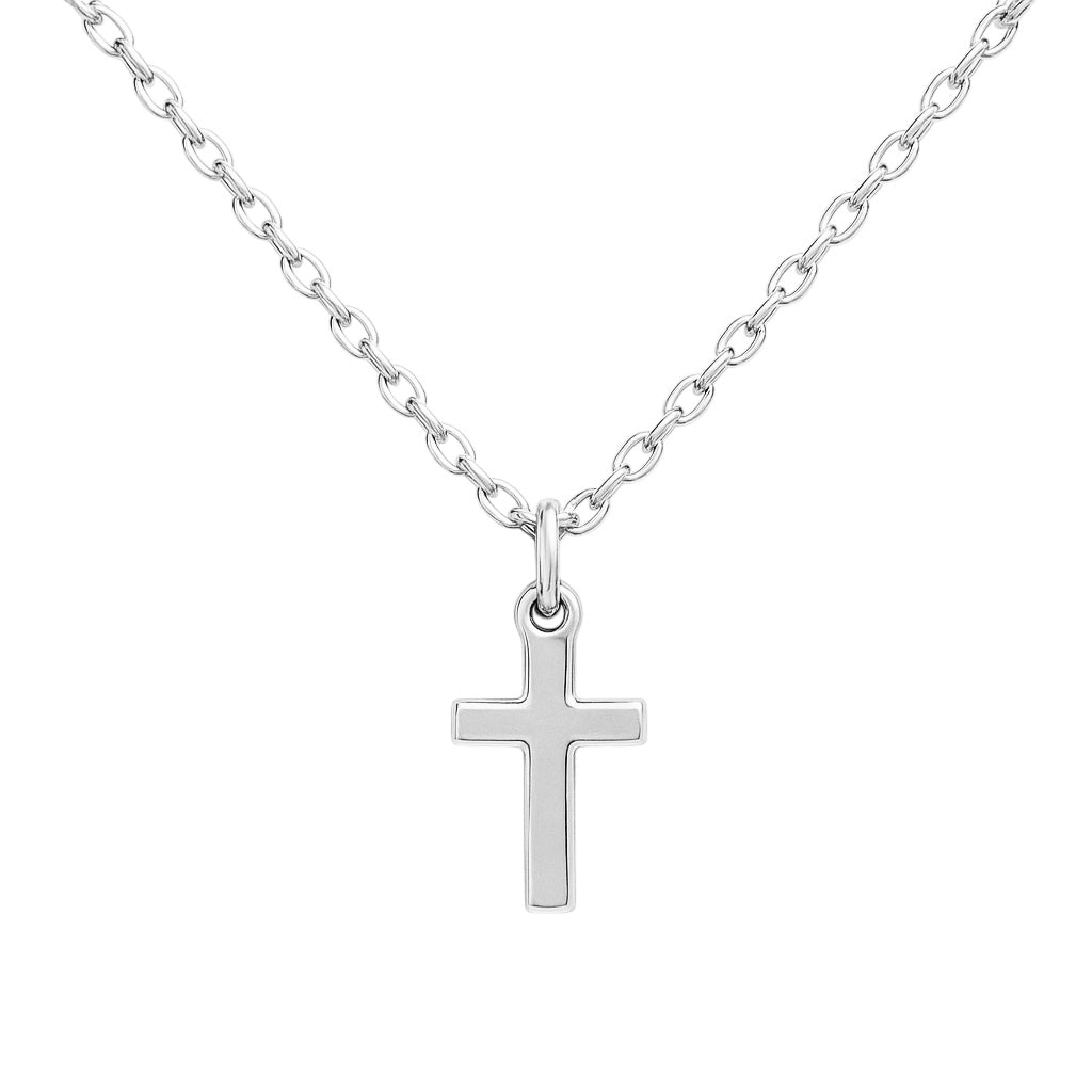 Cynthia | Small Classic Cross Necklace