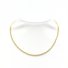 3MM Gold-Field Ball Bead Choker