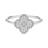 3D Clover | Pave Ring - Bara Boheme