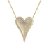 3D Heart Large | Gold Plated Necklace - Bara Boheme