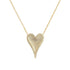 3D Heart Small | Gold Plated Necklace - Bara Boheme