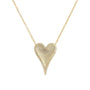 3D Heart Small | Gold Plated Necklace - Bara Boheme