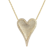 3D Heart Necklace Large