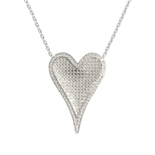 3D Heart Necklace Large