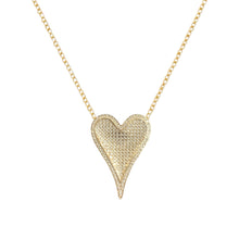 3D Heart Necklace Small