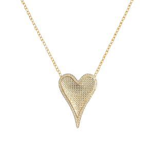 3D Heart Necklace Small