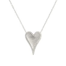 3D Heart Necklace Small