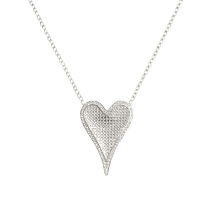 3D Heart Necklace Small