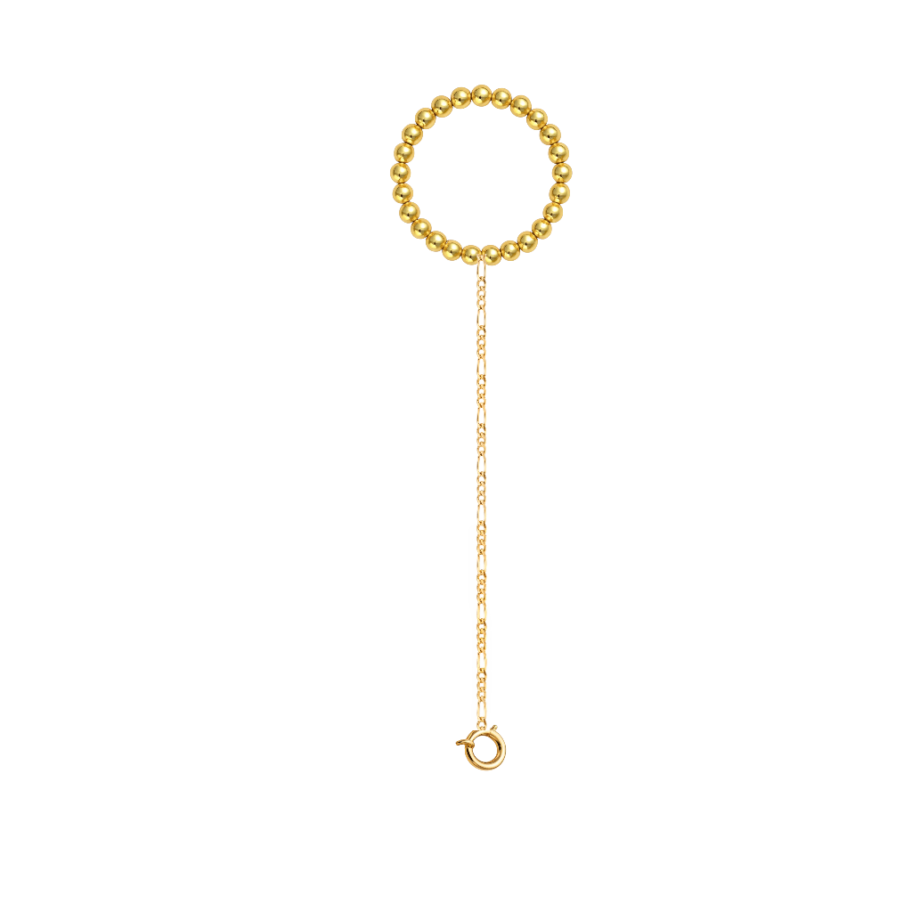 3MM + 6 | Gold Filled Hand Chain - Bara Boheme