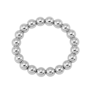 Classic | 4mm Beaded Stretchy Ring