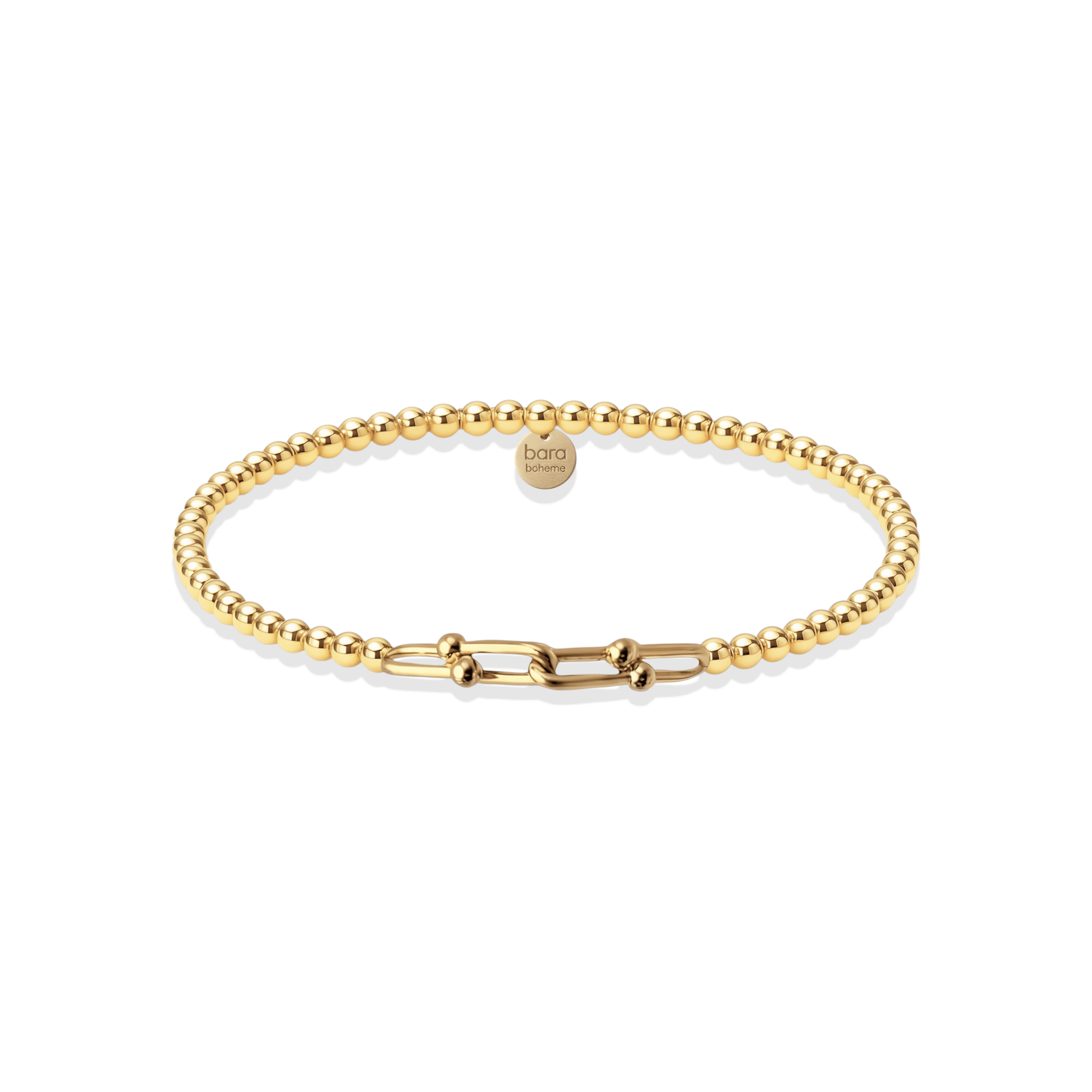 4x Hardware Small | Gold Filled Beaded Bracelet - Bara Boheme