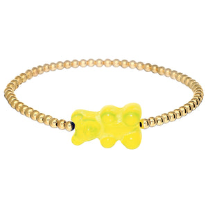 Kids Bracelet | Classic "Gummy Bear" Charm with Tarnish Free ball Beads