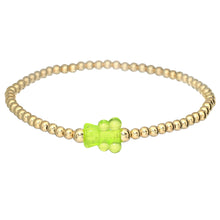 Kids Bracelet | Small "Gummy Bear" Charm with Tarnish Free ball Beads