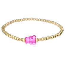 Kids Bracelet | Small "Gummy Bear" Charm with Tarnish Free ball Beads