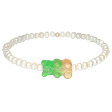 Kids Bracelet | Ombre "Gummy Bear" Charm with Freshwater Pearl Beads