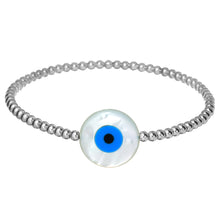 "EVIL EYE MOP" LX Opal Charm Bracelet