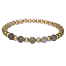 LILY | Stretchy Anti-Tarnish 14K Gold Filled & GEMS Bracelet