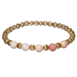 LILY | Stretchy Anti-Tarnish 14K Gold Filled & GEMS Bracelet