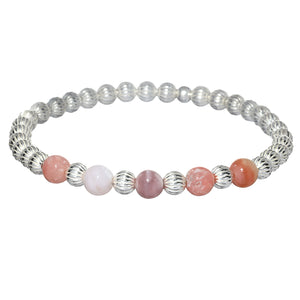 LILY | Stretchy Anti-Tarnish 14K Gold Filled & GEMS Bracelet