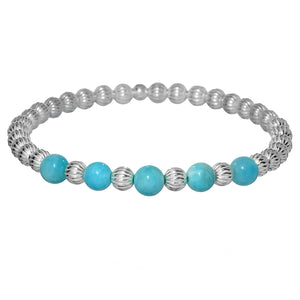 LILY | Stretchy Anti-Tarnish 14K Gold Filled & GEMS Bracelet
