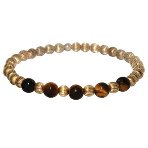 LILY | Stretchy Anti-Tarnish 14K Gold Filled & GEMS Bracelet