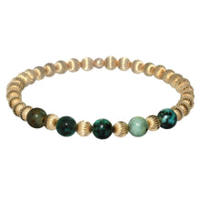 LILY | Stretchy Anti-Tarnish 14K Gold Filled & GEMS Bracelet
