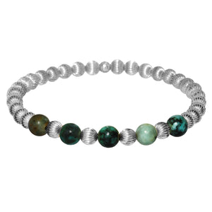 LILY | Stretchy Anti-Tarnish 14K Gold Filled & GEMS Bracelet