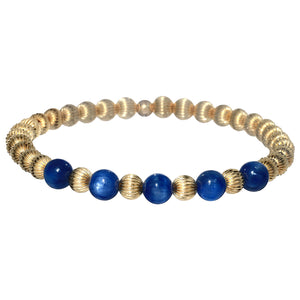 LILY | Stretchy Anti-Tarnish 14K Gold Filled & GEMS Bracelet