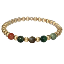 LILY | Stretchy Anti-Tarnish 14K Gold Filled & GEMS Bracelet