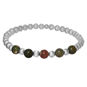 LILY | Stretchy Anti-Tarnish 14K Gold Filled & GEMS Bracelet
