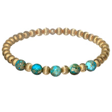 LILY | Stretchy Anti-Tarnish 14K Gold Filled & GEMS Bracelet
