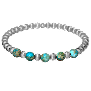 LILY | Stretchy Anti-Tarnish 14K Gold Filled & GEMS Bracelet